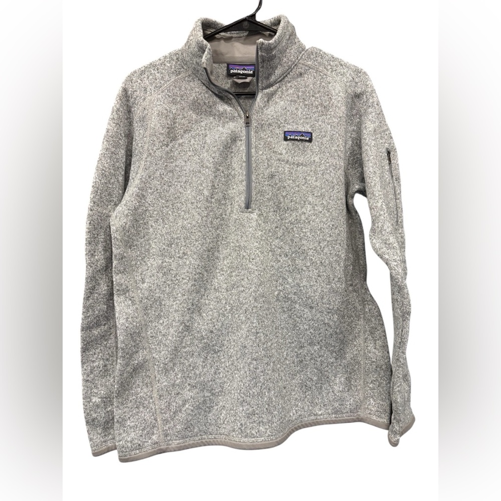 Patagonia Gray Quarter-Zip Sweatshirt